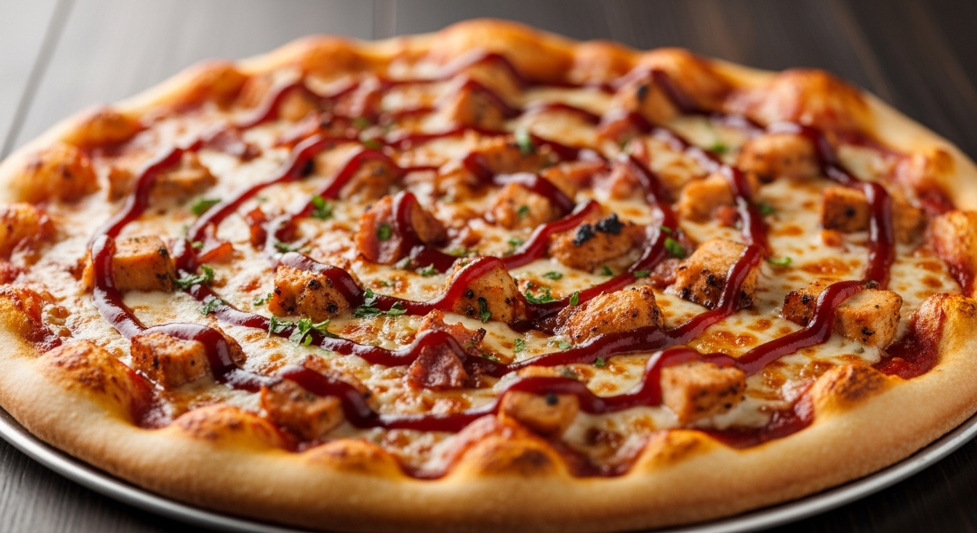 Papa Johns BBQ Chicken Bacon Pizza