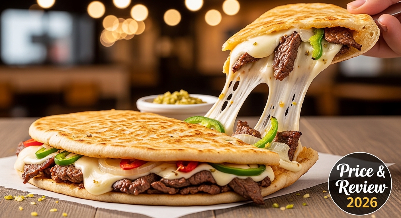 Papa John's Philly Cheesesteak Papadia Price & Review 2026